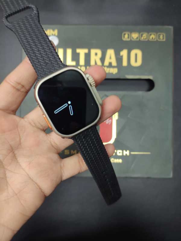 New Ultra 10 10in1 Smart Watch With 10 Straps Watch and Free Watch Protector